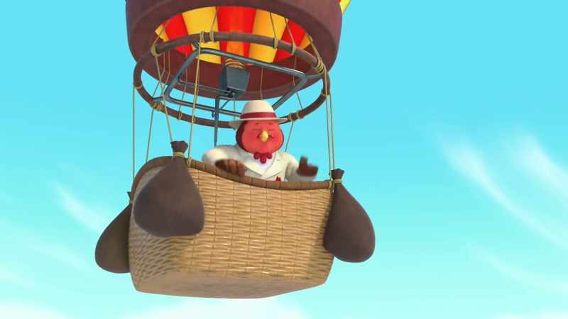 That flying thing is going to pop the balloon