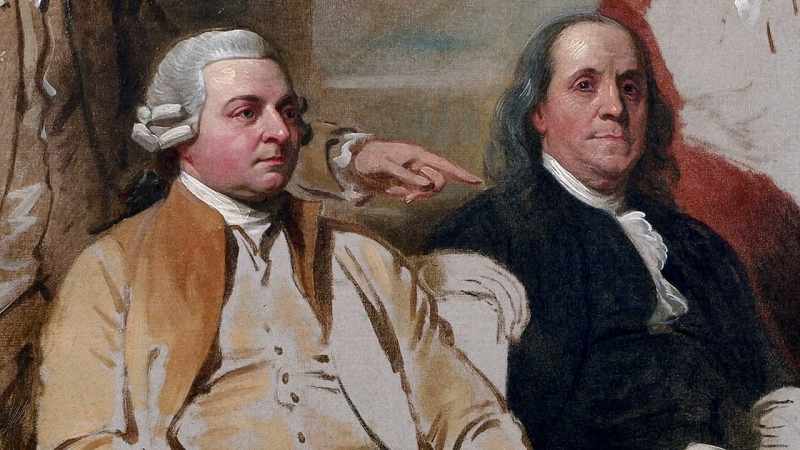 That Franklin electrified him with his rod and thence forward