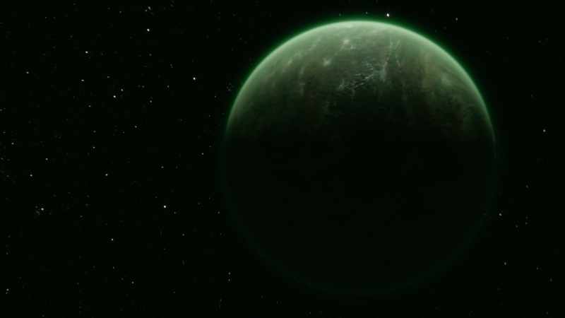 That green comes from methane and ammonia