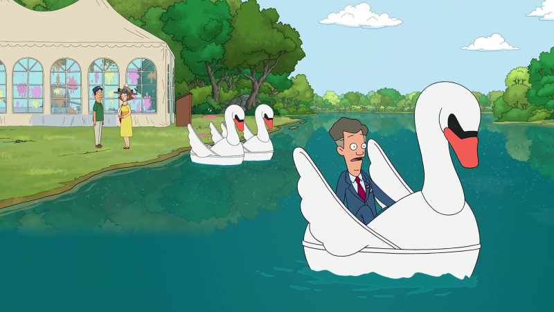 That guy looks like the mayor. - Who? Him? No. Jeez