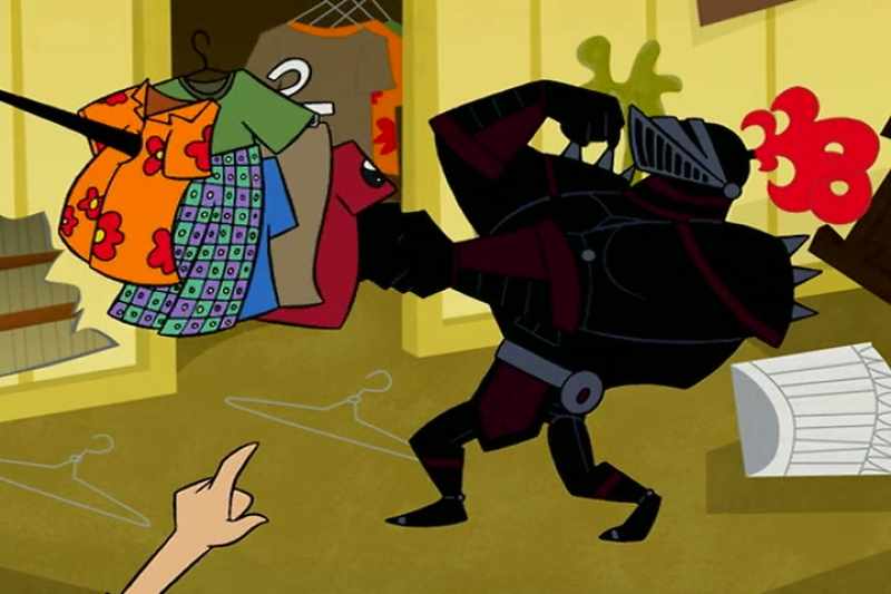 That guy's a Viking, Black Knight over there