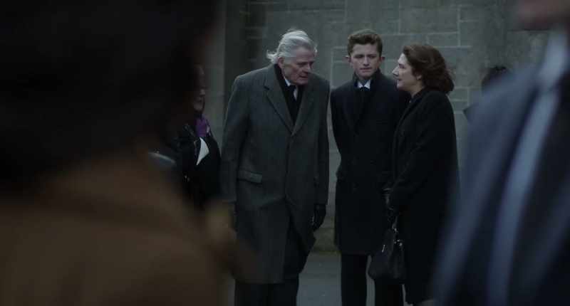 That I go up to his widow after the funeral