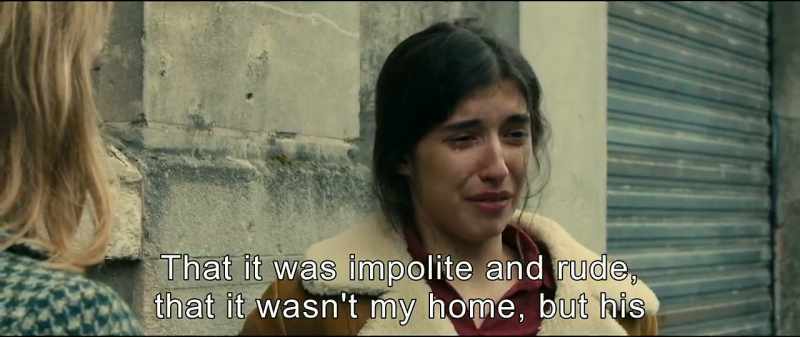 That it was impolite and rude, that it wasn't my home