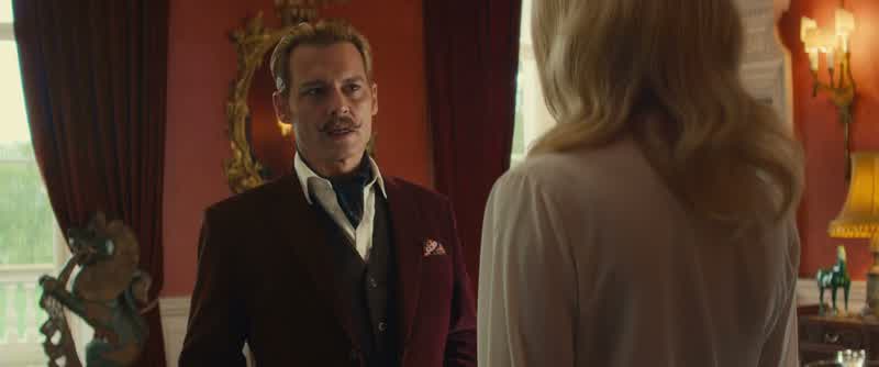 A moustache is rather like eating an egg without saltOh don't point that thing at meTold ya