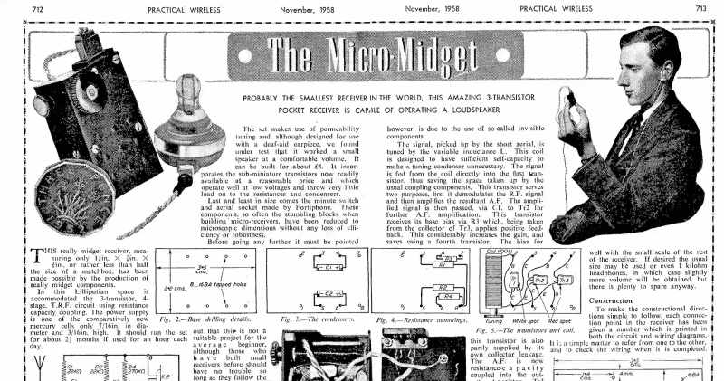 That was like 1958, which was a predecessor