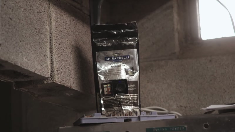 That little camera actually is what caught Deborah and Scott coming in