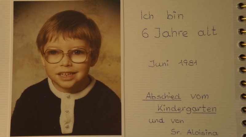 That was me, age 6