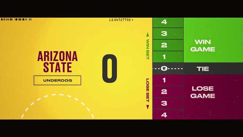 That means Arizona State could win the game outright