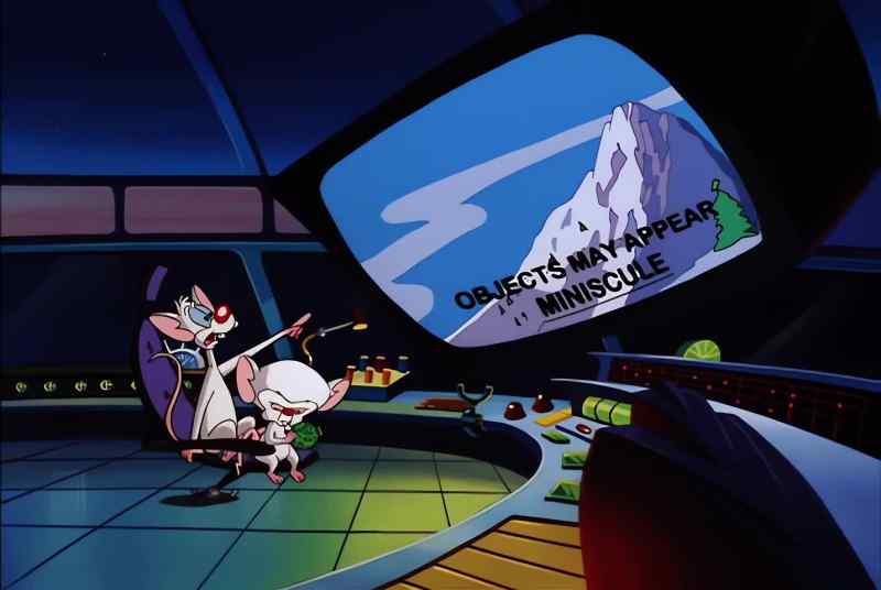 THAT MOUNTAIN'S GETTING REALLY BIG, BRAIN