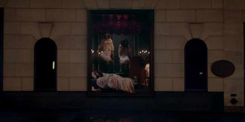 That night, in a Lacy's Fifth Avenue window