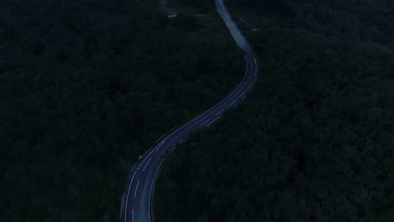 That night, when we arrived, passing the lights of the checkpoint