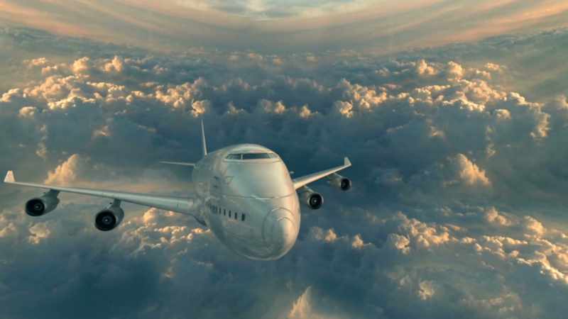 That plane flying eastbound into the night