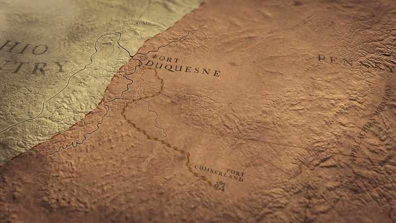 That road that's built to attack Fort Duquesne