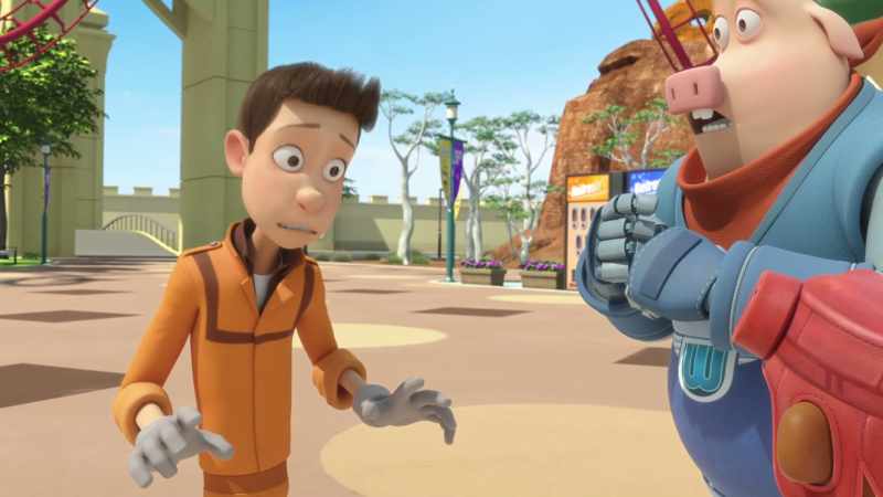 That robot, h-h-he just stole Sue's ring!