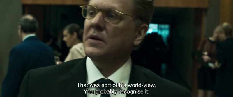 That was sort of his world-view. You probably recognise it
