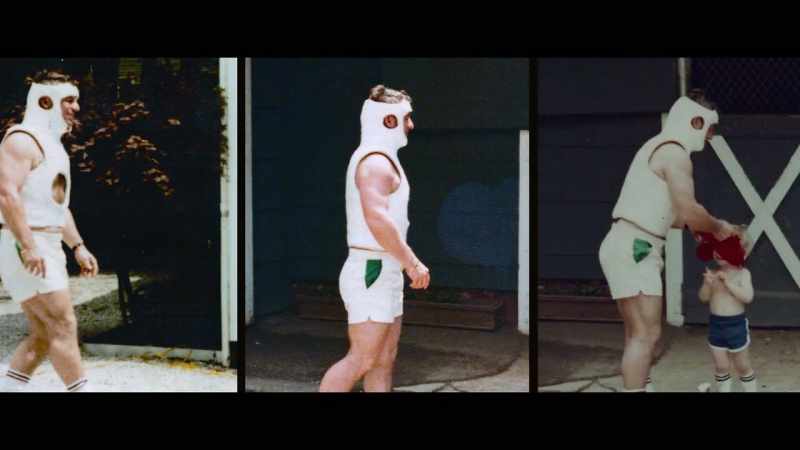 That summer, Barney had a body cast on him