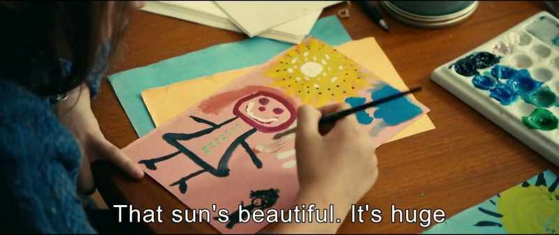 That sun's beautiful. It's huge