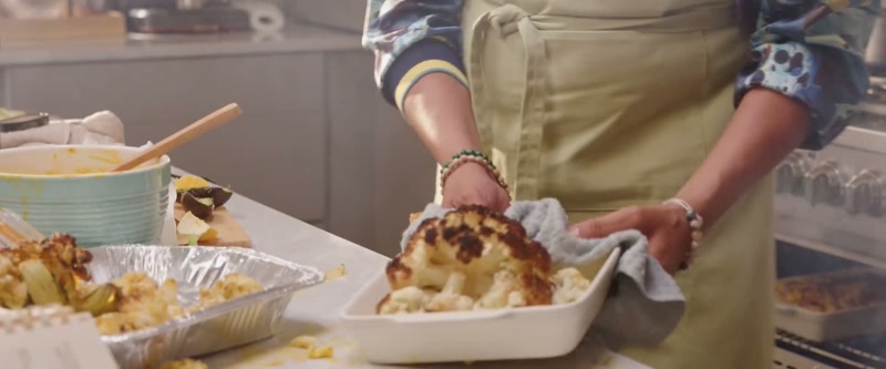 That is the baked cauliflower
