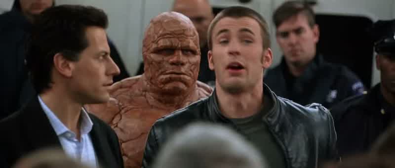 Excuse me that thing doesn't look so fantasticBen Grimm is a genuine American heroWhat he means is every team needs a mascotA new day is dawning The day of the Fantastic Four