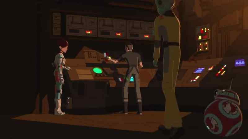That transmission the droid was gonna send