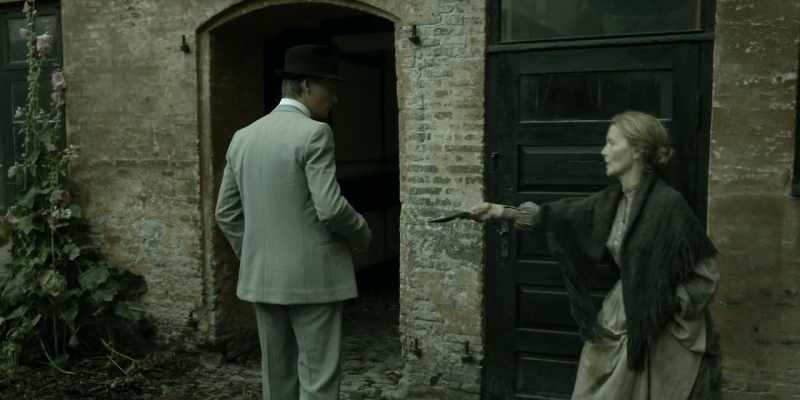 That unpleasant man was here again. He left you a letter