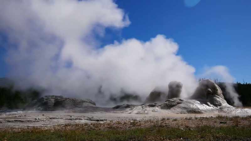 That volcano has only erupted three times