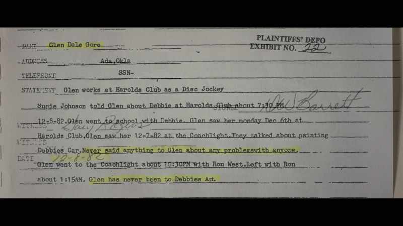 That was on a signed statement dated 12-8-1982