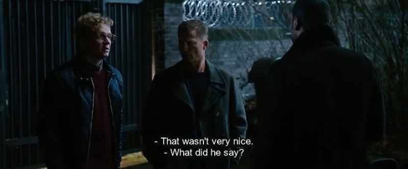 That wasn't very nice. - What did he say?