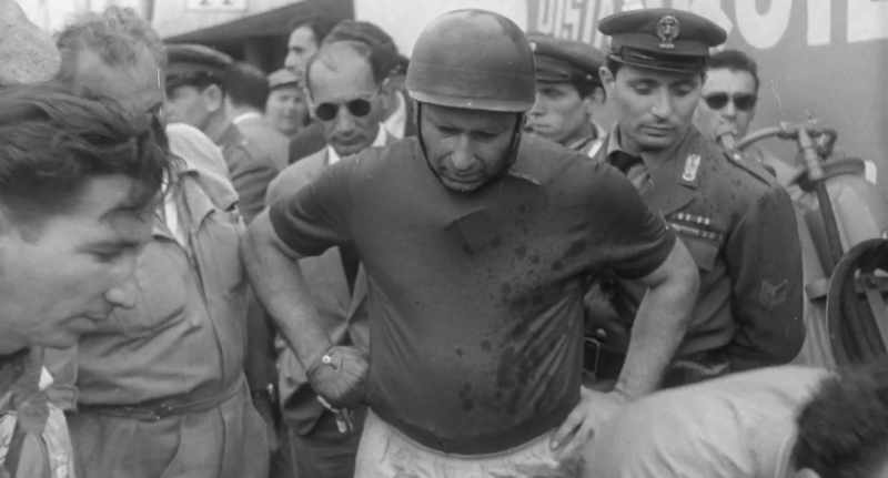 That was when Collins, of course, did his famous selfless act