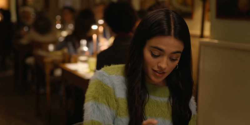 That why you opened your restaurant here? -She's finally curious about me