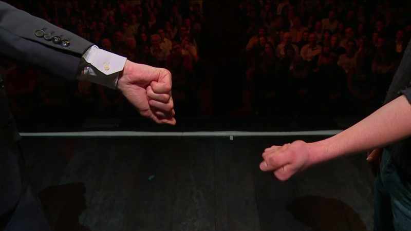 That would be really annoying on the last one. Turn your hand over