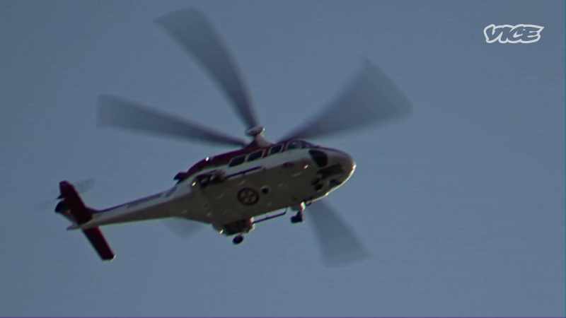 That's a medevac helicopter heading to the Pentagon