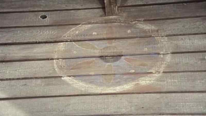 That's a pentacle to ward off evil