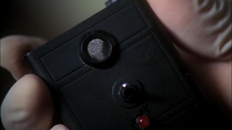 That's a radio receiver and broadcast speaker