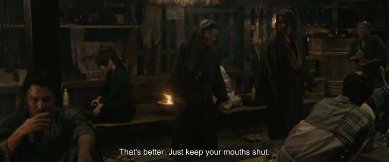 That's better. Just keep your mouths shut