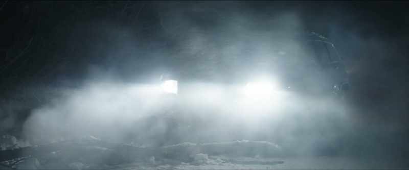 That's when I hit the tree, it must have fallen in the road