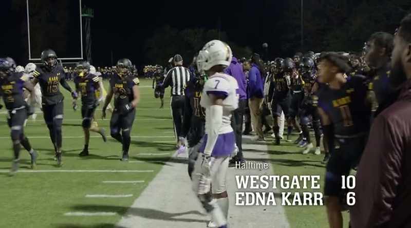 That's it. That's the end of the first half