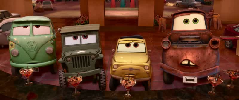 McQUEEN That's that Italian formula carHis name is Francesco BernoulliNo wonder there's a crowd Why do you know his nameAnd don't say it like that It's three syllables not ten