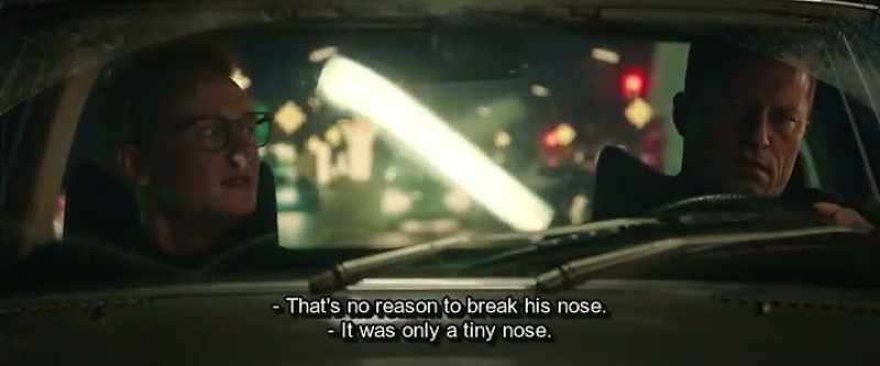 That's no reason to break his nose. - It was only a tiny nose