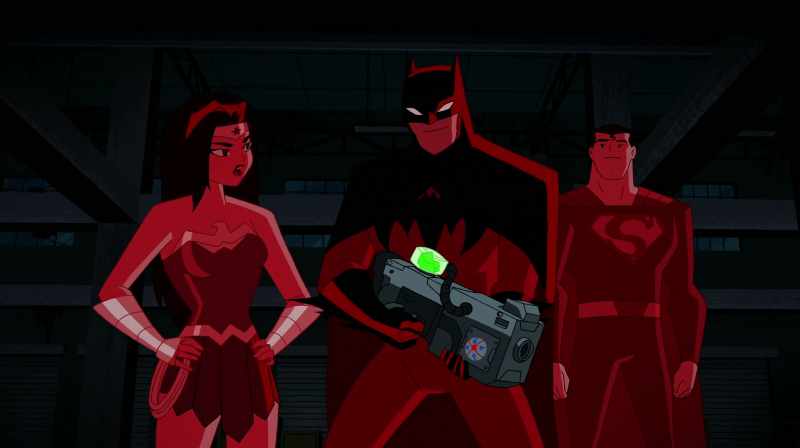 That's not a bad idea, for a man in a red Batsuit