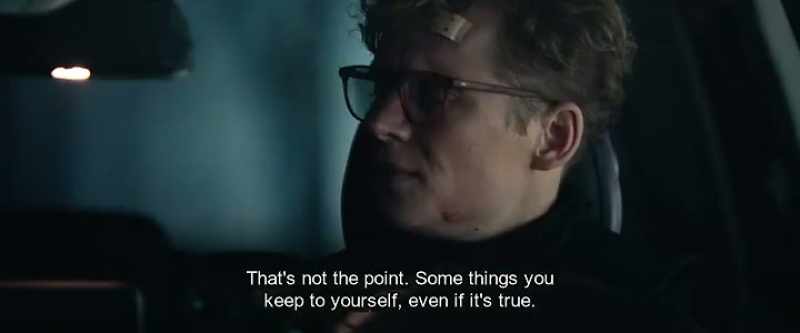 That's not the point. Some things you keep to yourself, even if it's true