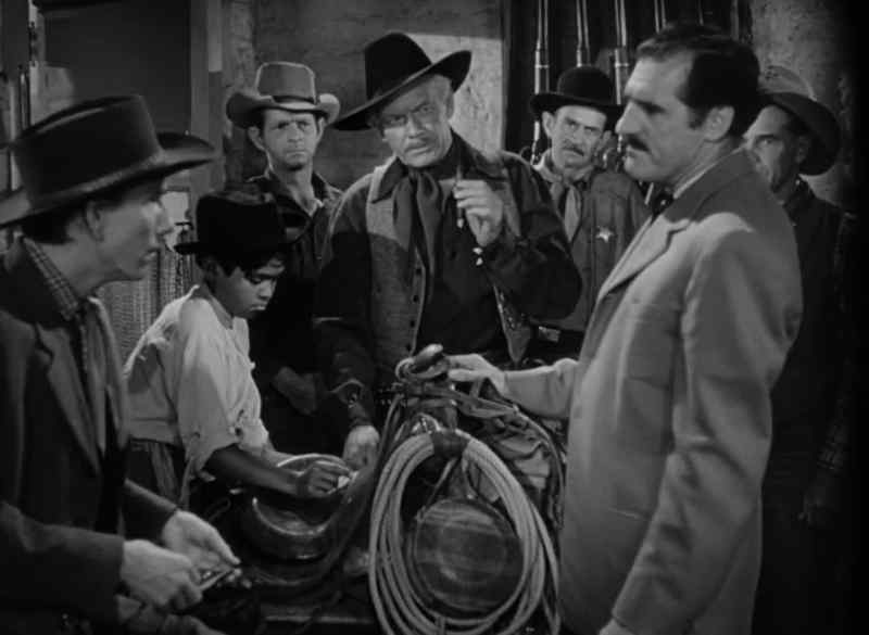 That's his saddle. I remember the Markin's