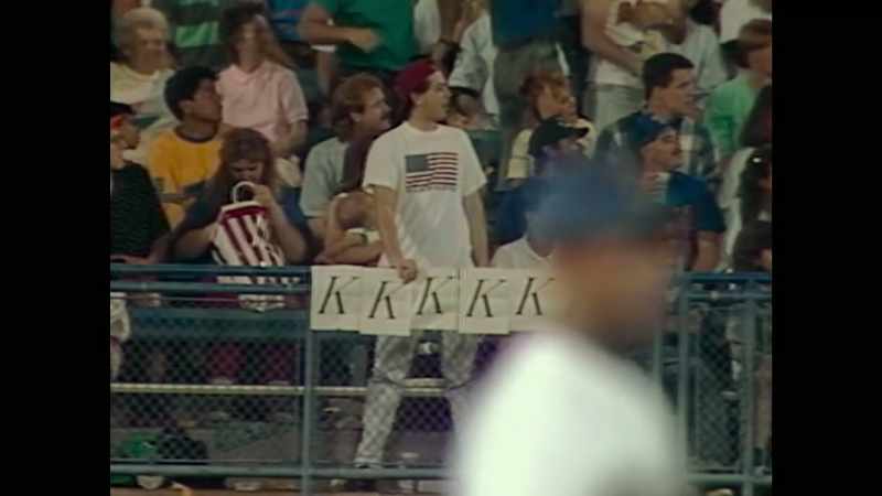 That's his sixth strike out!