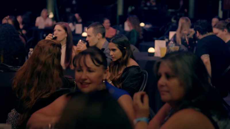 That's the audience? They look like they're up for it