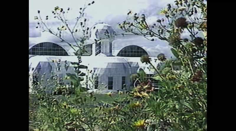 That's when the Biospherians exit this greenhouse