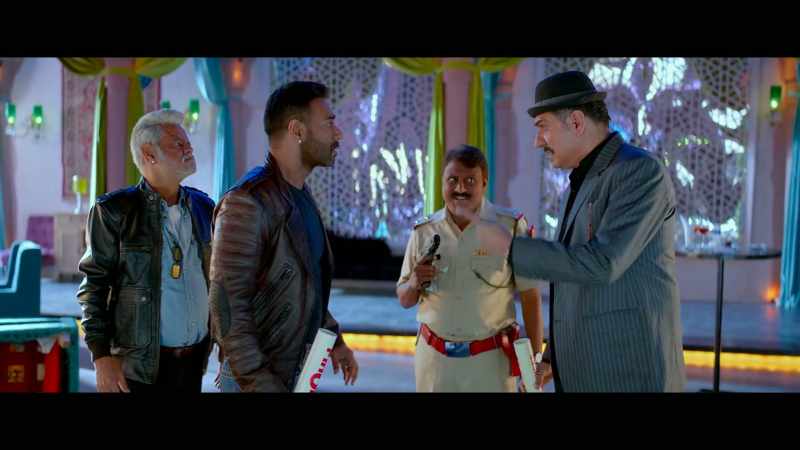That's the first dialogue of our next scene