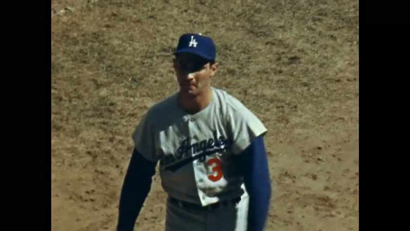 That's the first time he saw Sandy Koufax pitch