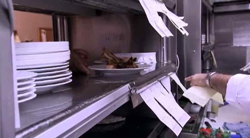 That's for the food critic's table
