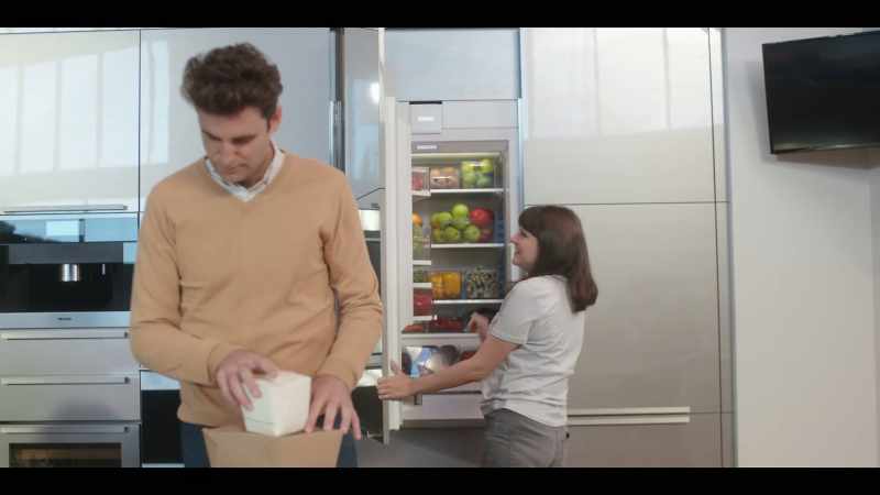That's the food fridge. Drink fridge is over here