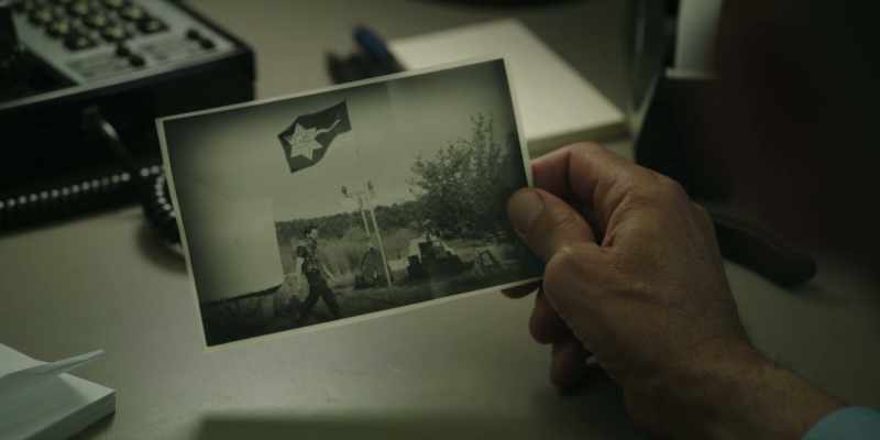 That's the same flag they flew over at Mount Carmel